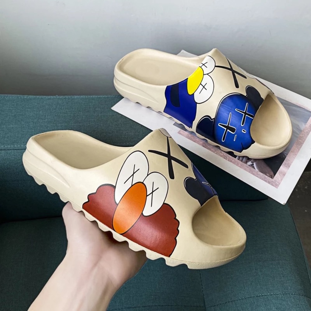 Custom Elmos skull sandals size 12 mens & 8 women
